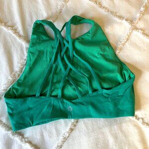 Athleta Hyper Focused Sports Bra Green - Size S
